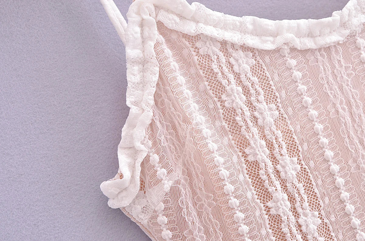 Rafaela Lace Cardigan Mini Dress