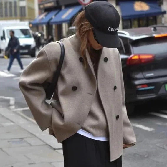 Shiela Cotton Woolen Jacket