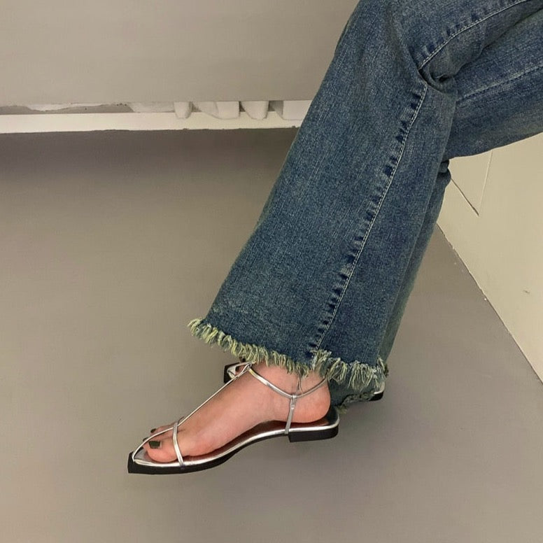 Shue Minimalist Strappy Flat Gladiator Sandals - 5 Colors