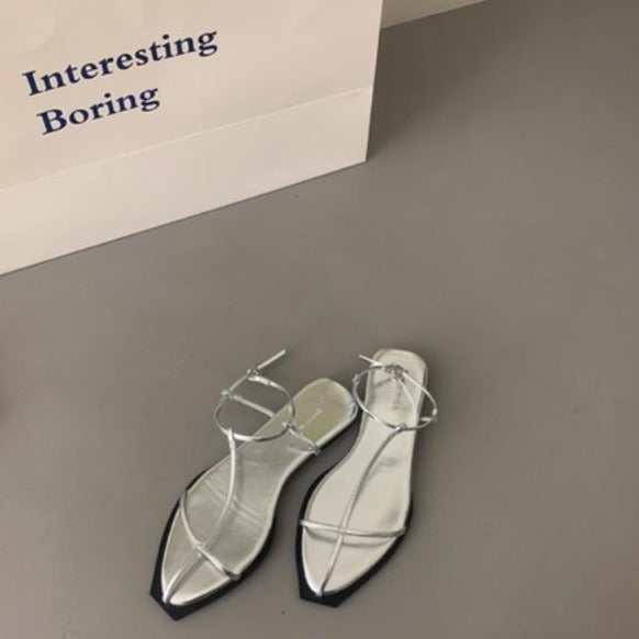 Shue Minimalist Strappy Flat Gladiator Sandals - 5 Colors