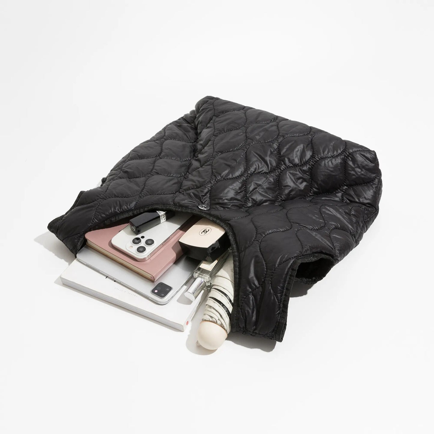 Sirke Quilted Puffer Hobo Bag