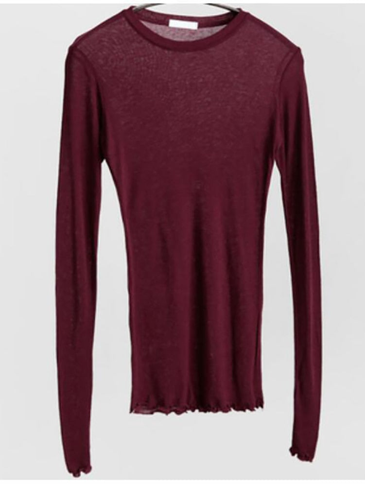 Slim High Quality Plain T Shirt