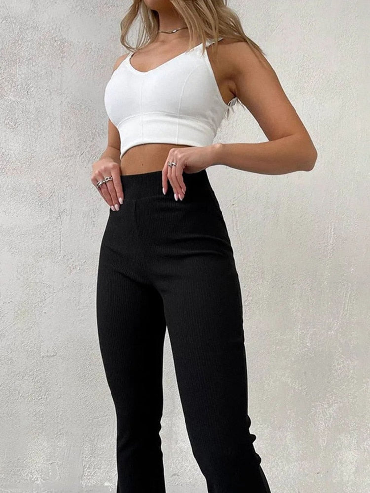 Solid Slim Fit Streetwear Pants