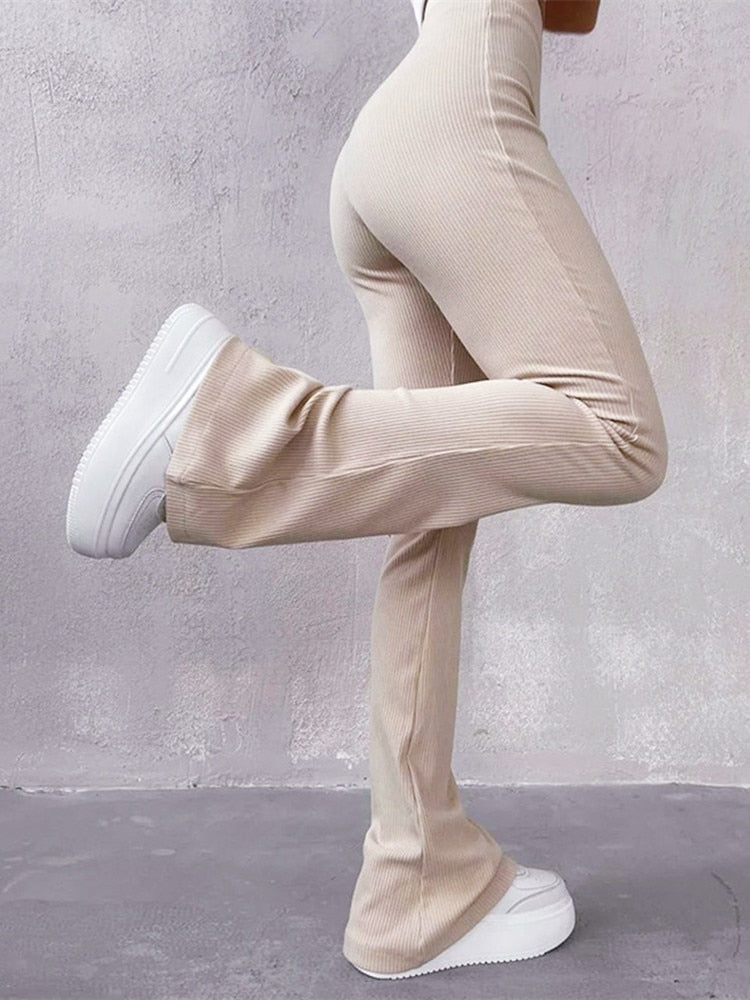 Solid Slim Fit Streetwear Pants