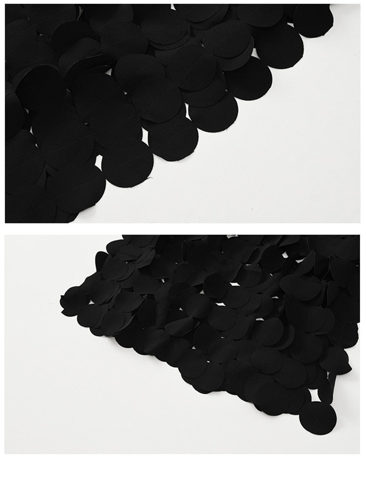 Sonya Midi Skirt with Circle Tassels