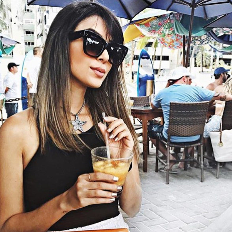 Square Cat Eye Acetate Sunglass