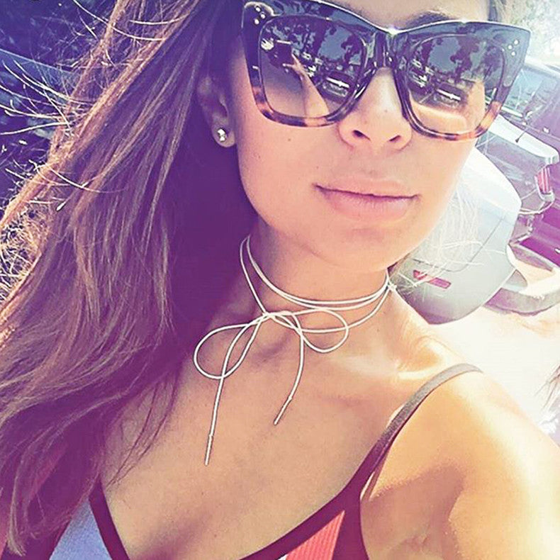 Square Cat Eye Acetate Sunglass