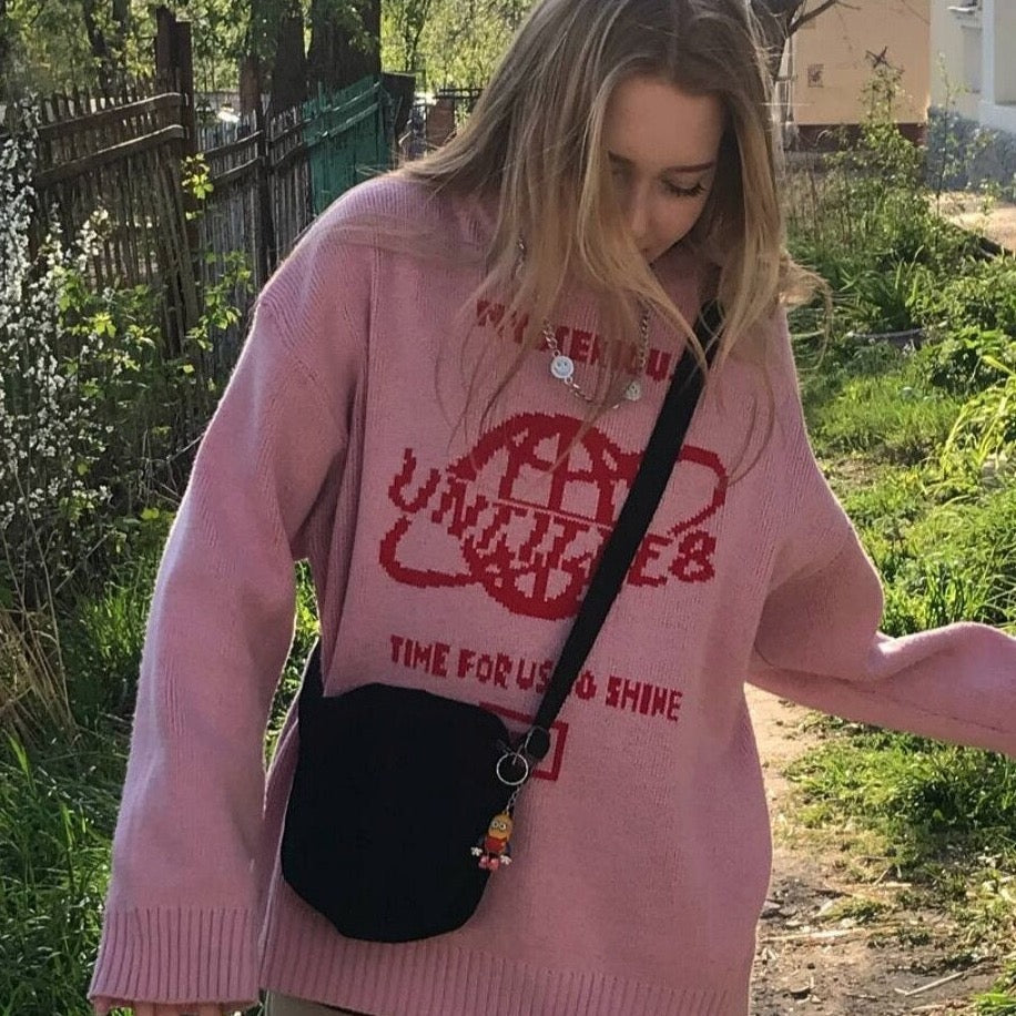 Stacie UFO Intarsia Sweater