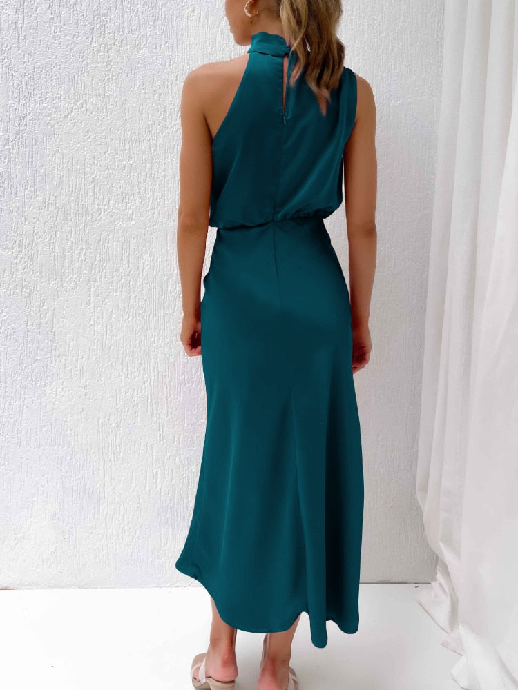 Sleeveless Off Shoulder Bodycon Elegant Maxi Dresses Wedding