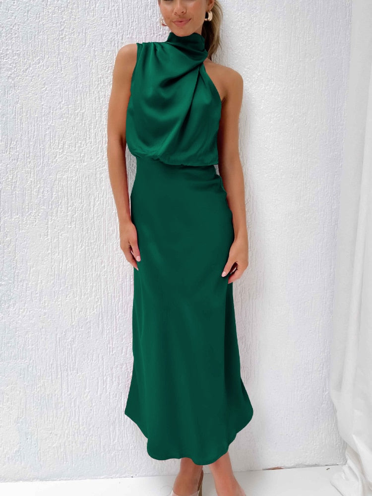 Sleeveless Off Shoulder Bodycon Elegant Maxi Dresses Wedding