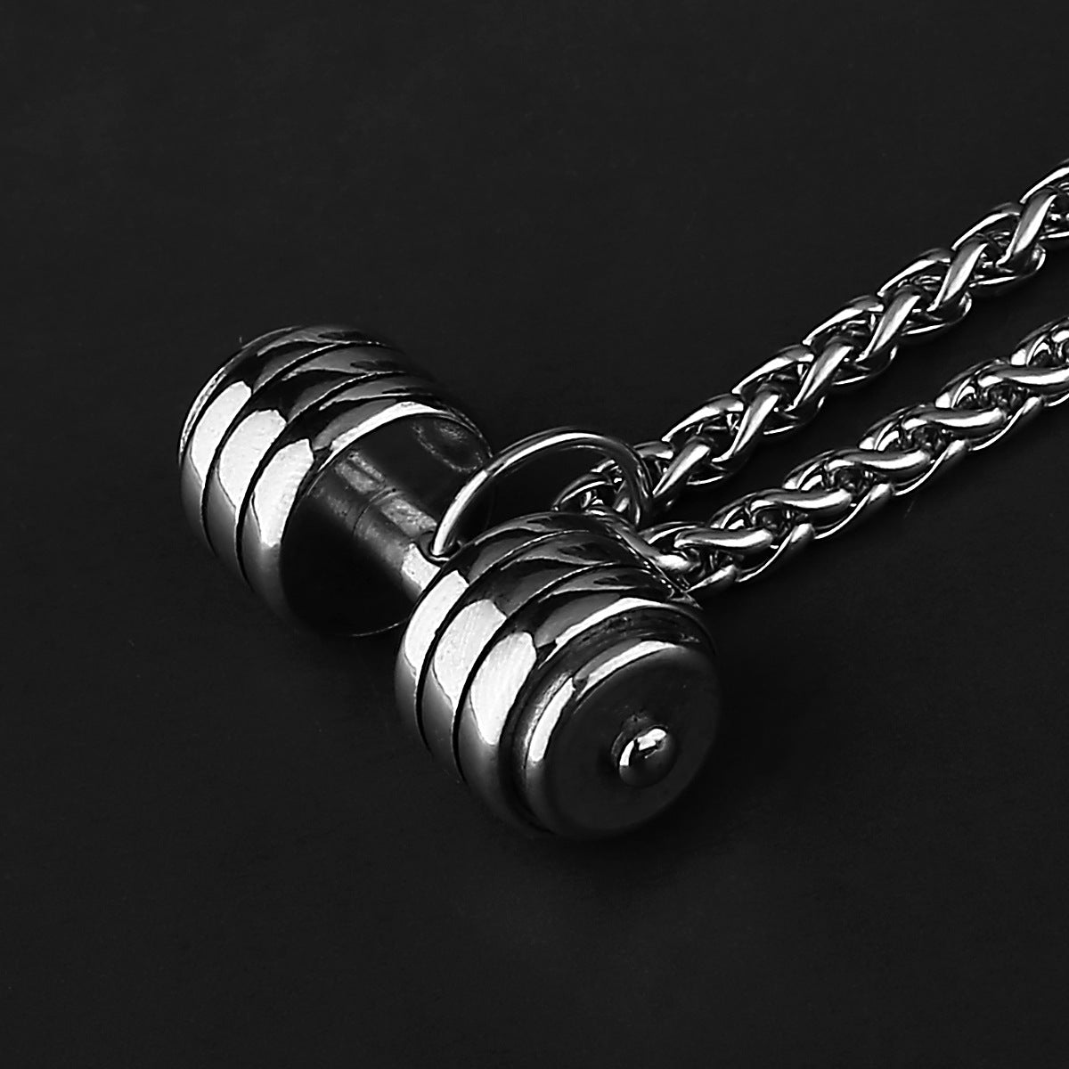 Street Dumbbell Necklace