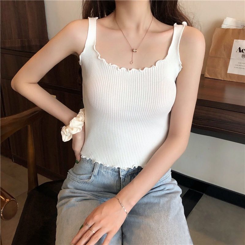 Sweet Bow Lace Off Shoulder Basic Knitted Top
