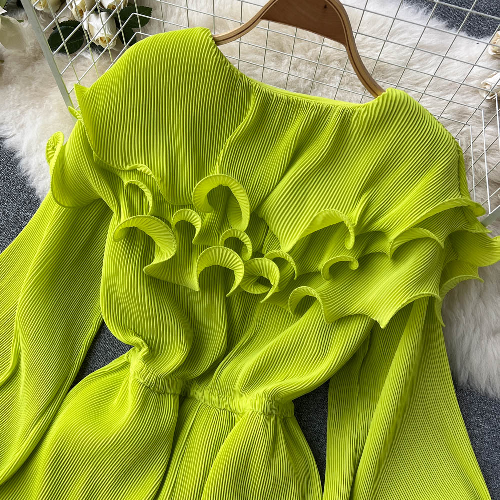 Sylvie Ruffle Top Jumpsuit - 5 Colors