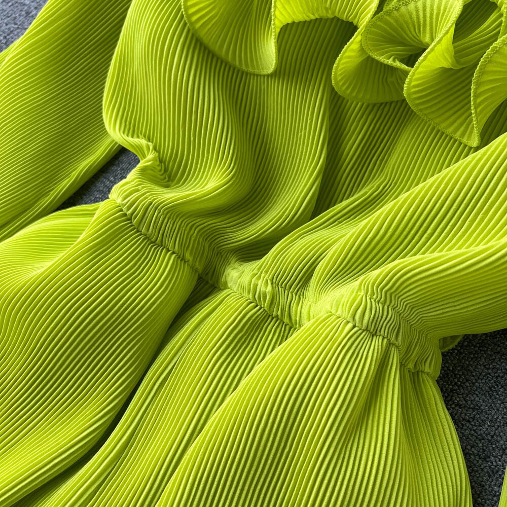 Sylvie Ruffle Top Jumpsuit - 5 Colors