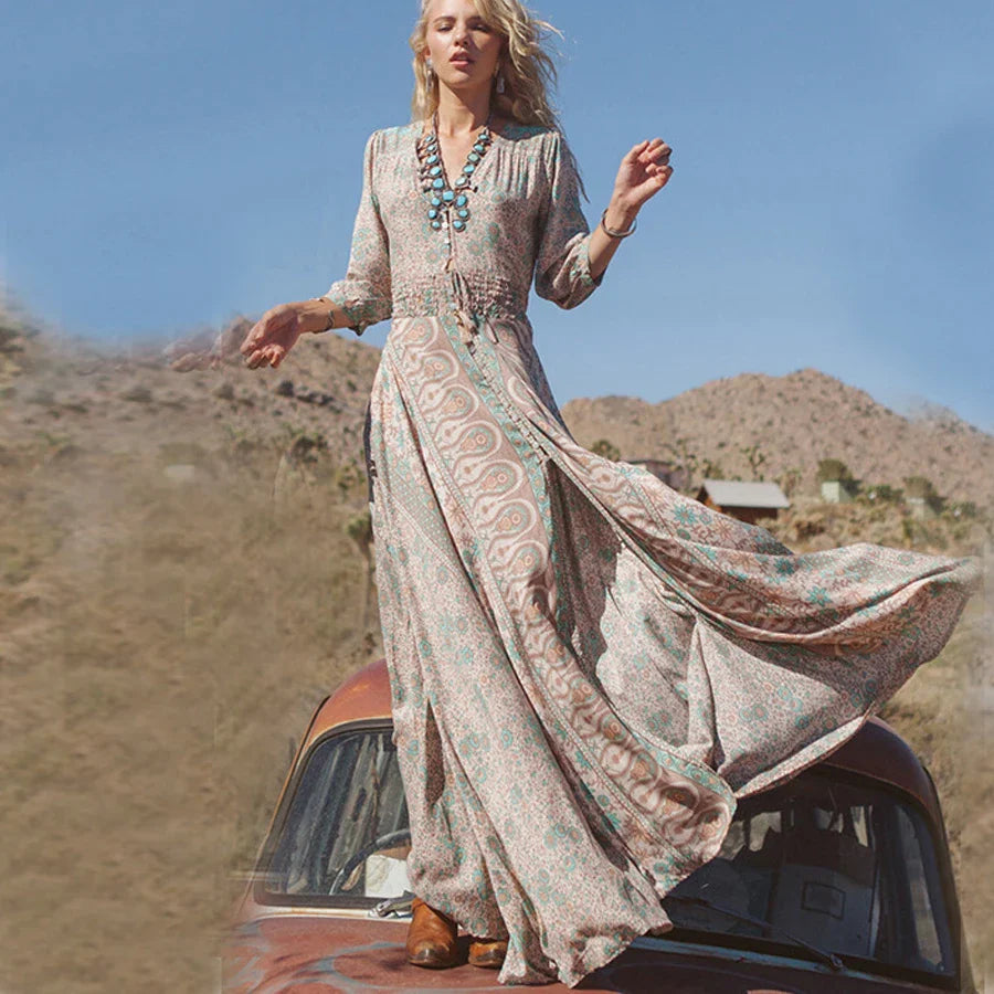 Gypsy Hippie Women's Summer Boho Dress