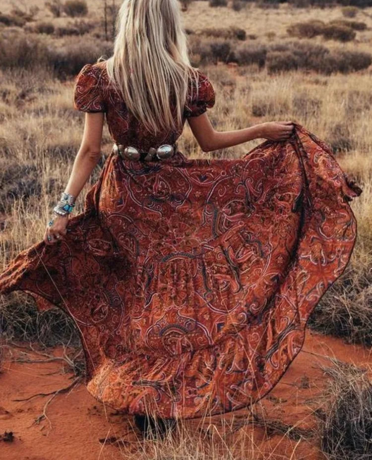 Gypsy Hippie Women's Summer Boho Dress