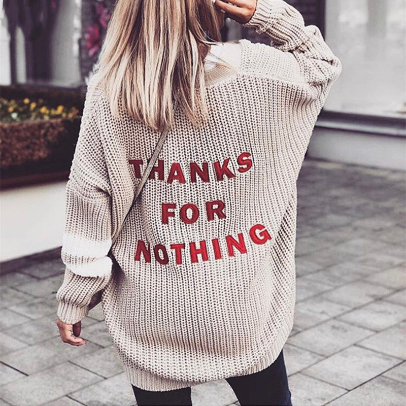 THANKS FOR NOTHING Casual Knit Cardigan - 2 Colors