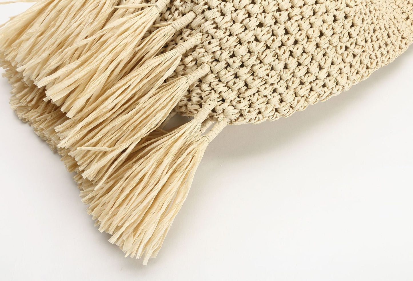 Taffe Bohemian Tassels Straw Hobo Bags  - 2 Colors