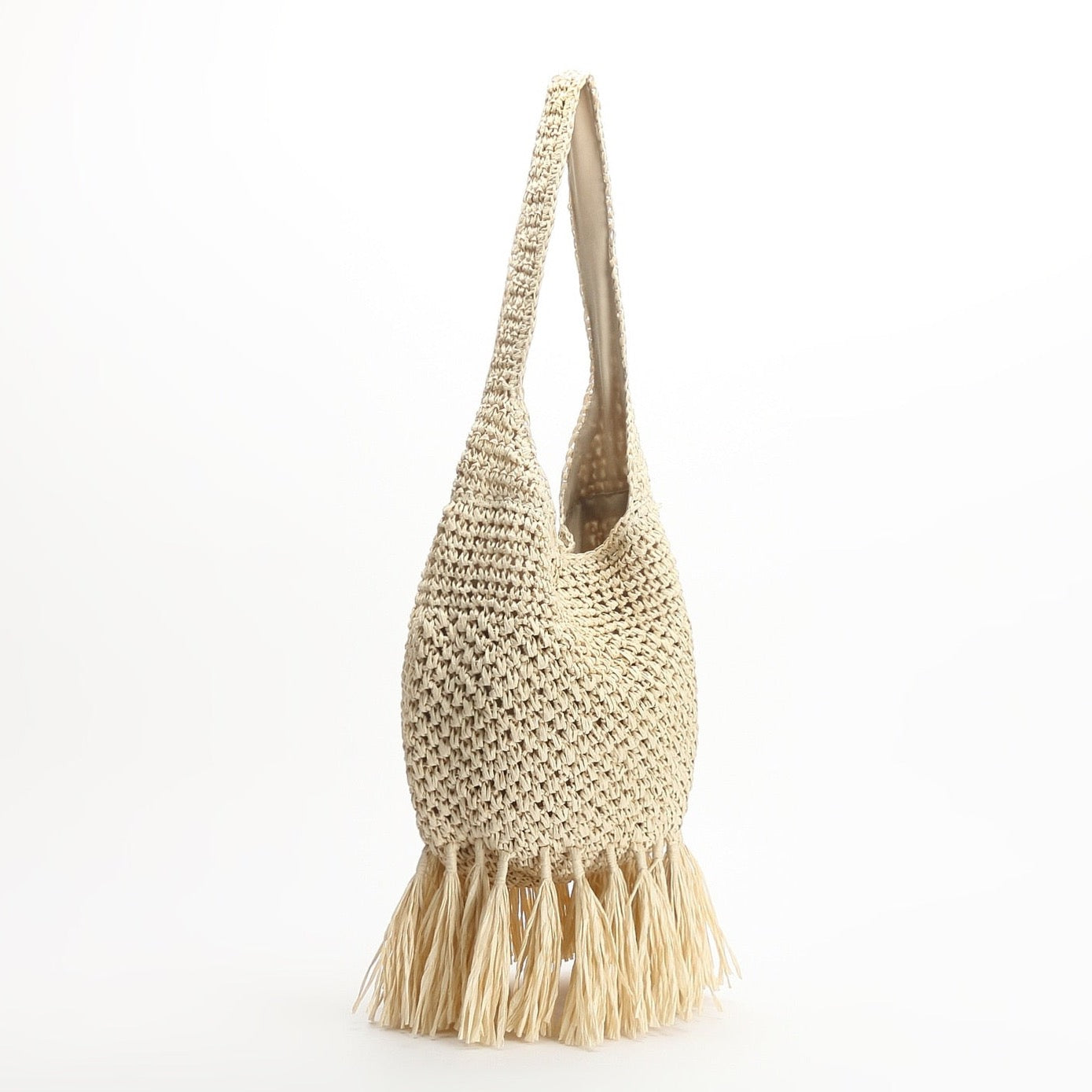 Taffe Bohemian Tassels Straw Hobo Bags  - 2 Colors