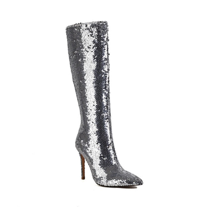 Tara Mermaid Sequin Boots - 4 Colors