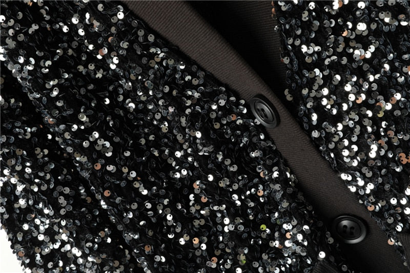 Taylor Glitter Sequin Cardigans - 2 Colors