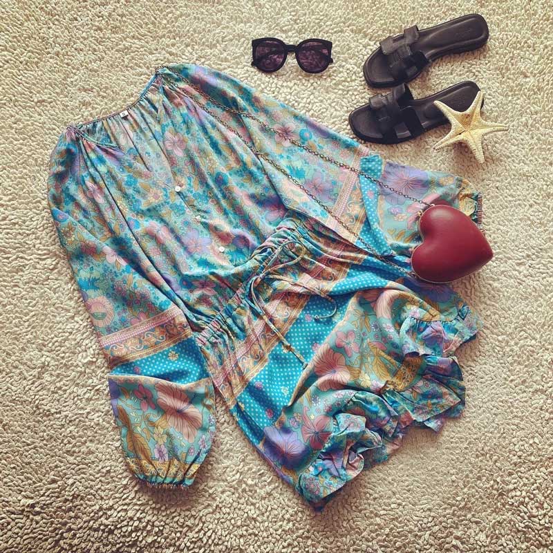 Telse Bohemian Prints Romper