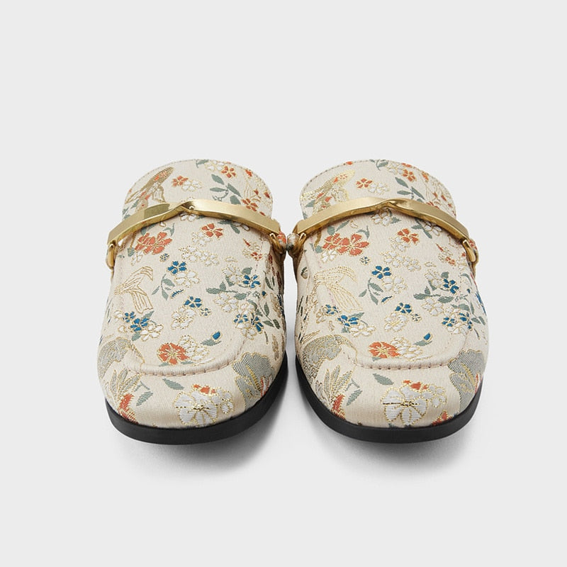 Teressa Floral Prints Mules - 2 Colors