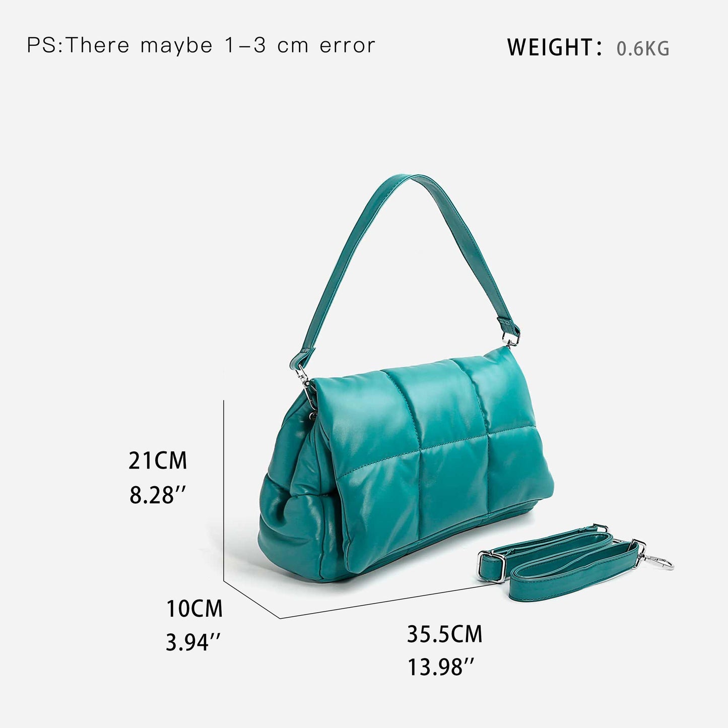 Terra Puffer Pillow Shoulder Bags