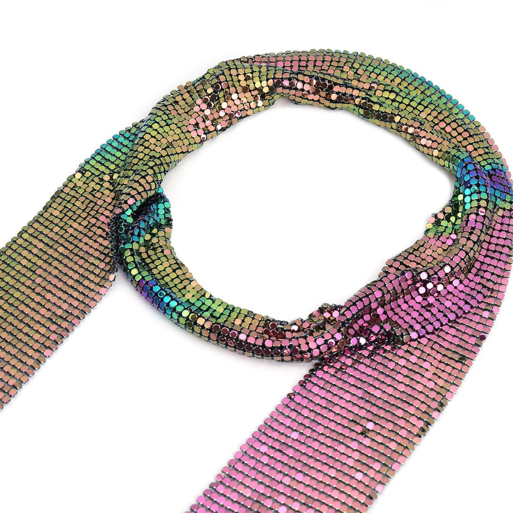 Thelma Sequin Metallic Look Scarf - 3 Colors