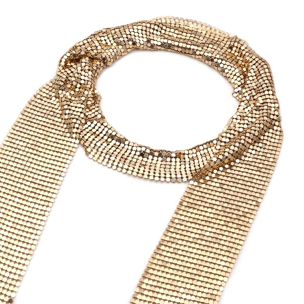 Thelma Sequin Metallic Look Scarf - 3 Colors