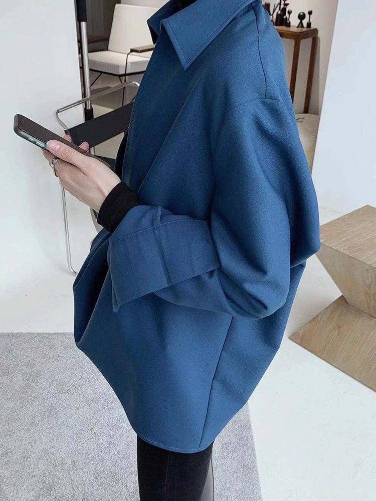 Tori Deep Front Cut Tunic Blouse - 3 Colors