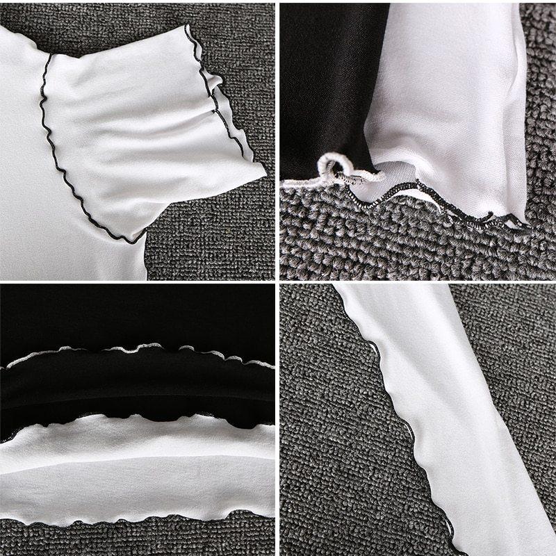 Tosi Color Contrast Tissue Turtleneck Top - 2 Colors