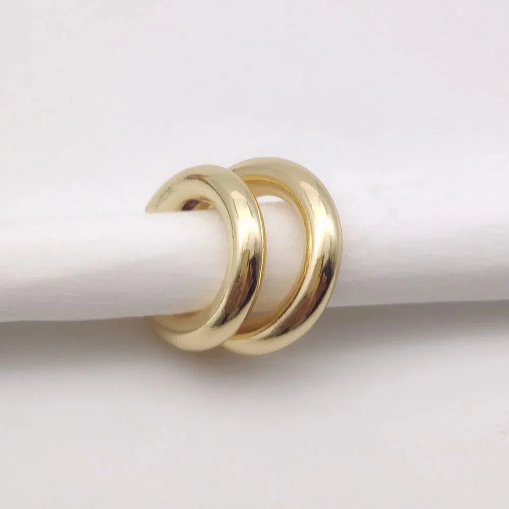 Two Hoop Ear Cuff Clip - 2 Colors