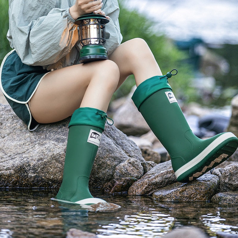 Unisex Fisherman Camping Rain Boots