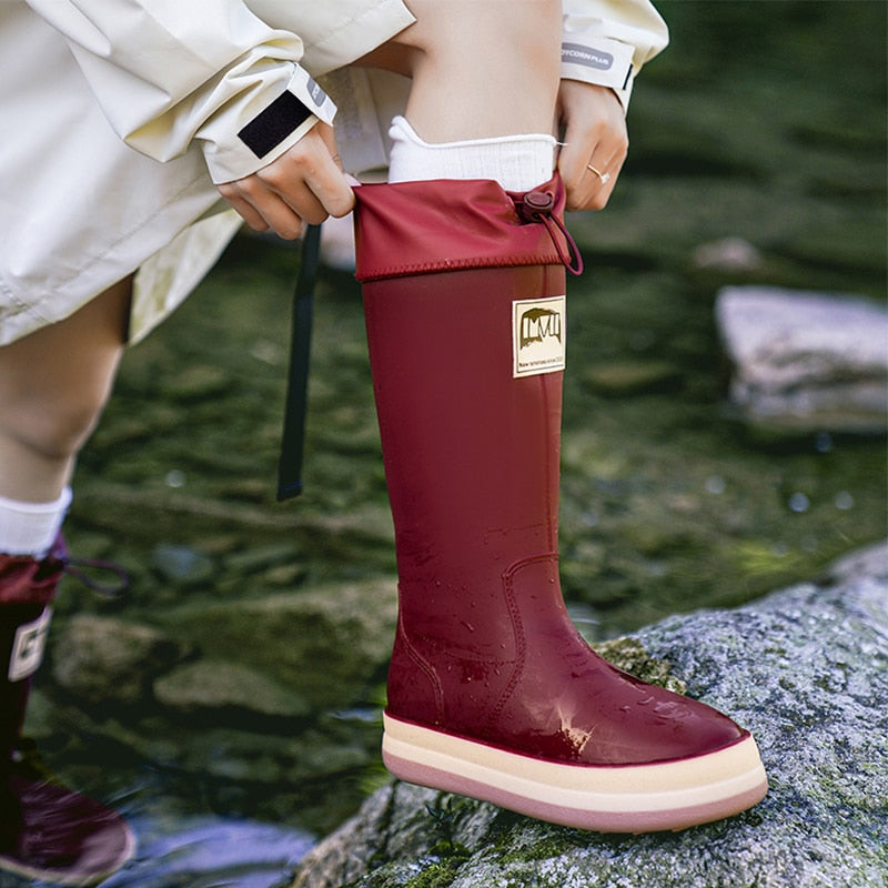Unisex Fisherman Camping Rain Boots