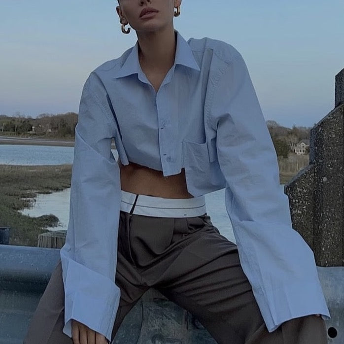 Ursla Cropped Bolero Shirts - 3 Colors