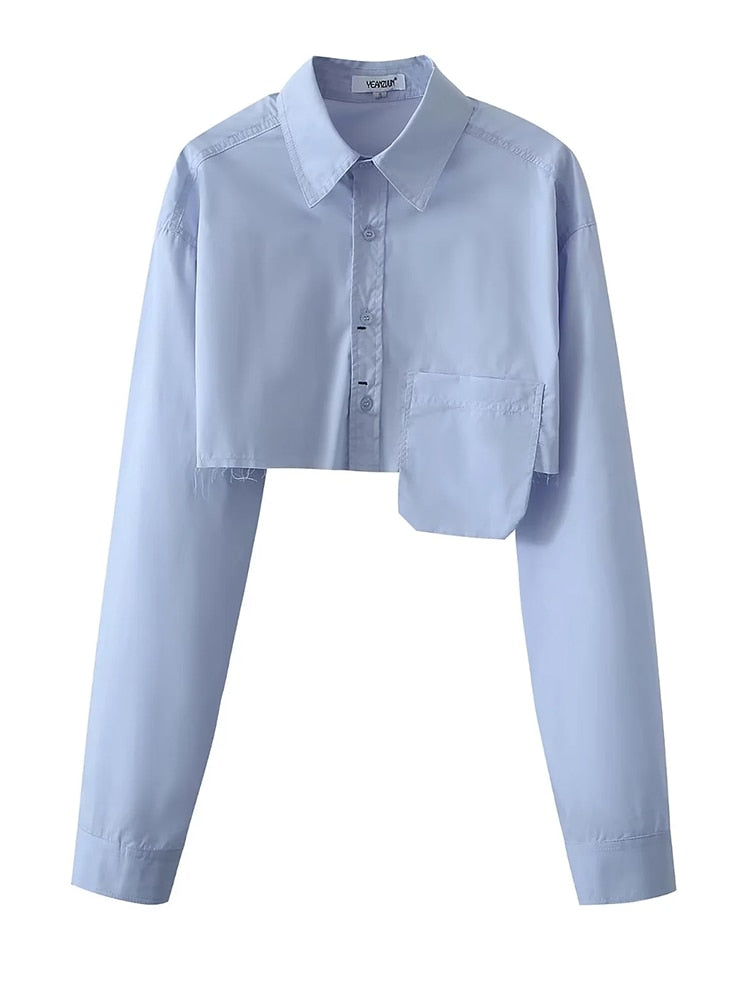 Ursla Cropped Bolero Shirts - 3 Colors