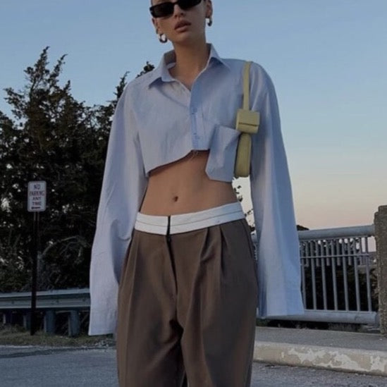 Ursla Cropped Bolero Shirts - 3 Colors