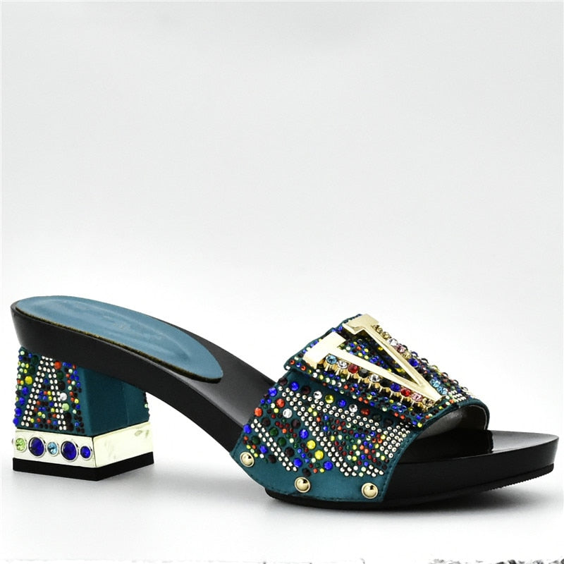Valeria Jeweled Sandals - 6 Colors