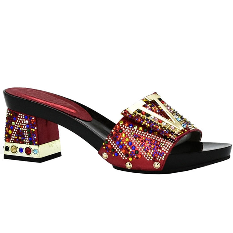 Valeria Jeweled Sandals - 6 Colors