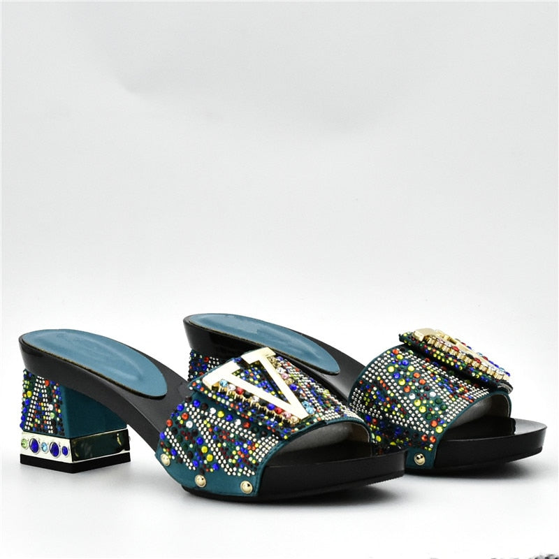 Valeria Jeweled Sandals - 6 Colors