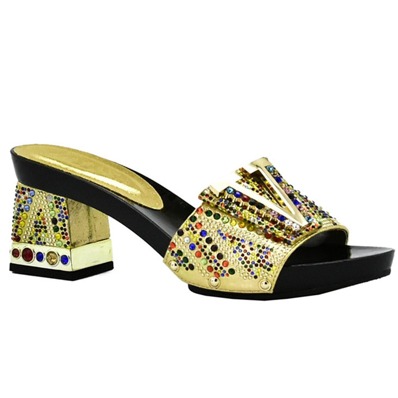 Valeria Jeweled Sandals - 6 Colors