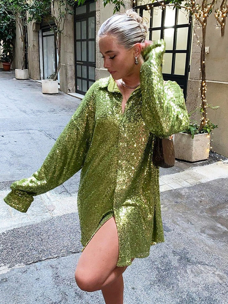 Valerie Oversized Glitter Blouses - 7 Colors