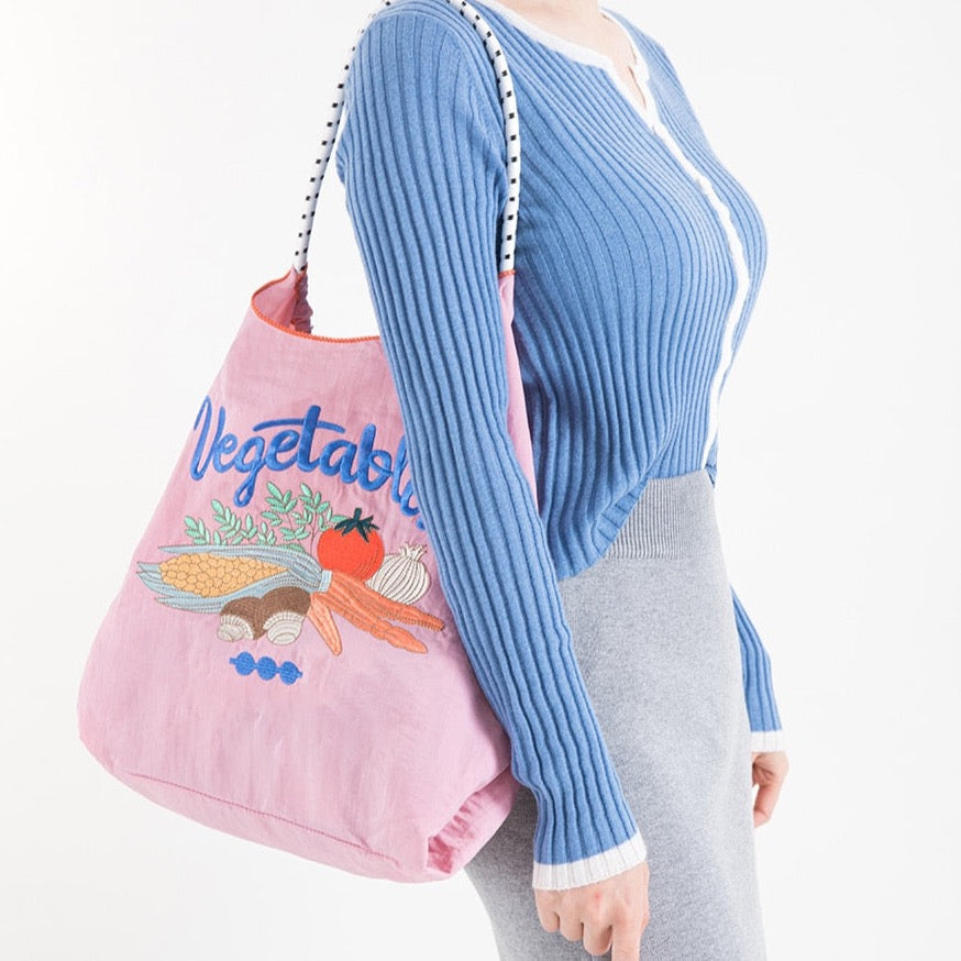 Vegetables Embroidery Eco Bags