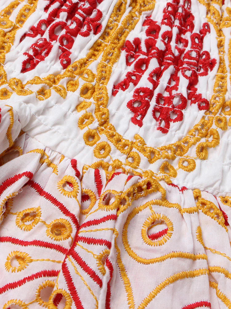 Vianca Strapless Eyelet Mini Dresses - 4 Colors