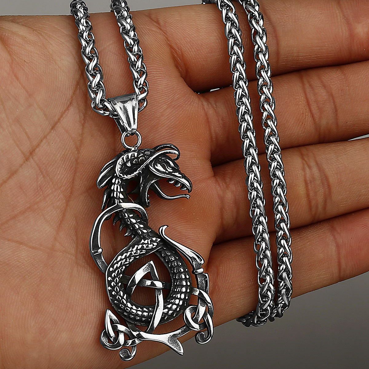 Viking Dragon Creative Necklace
