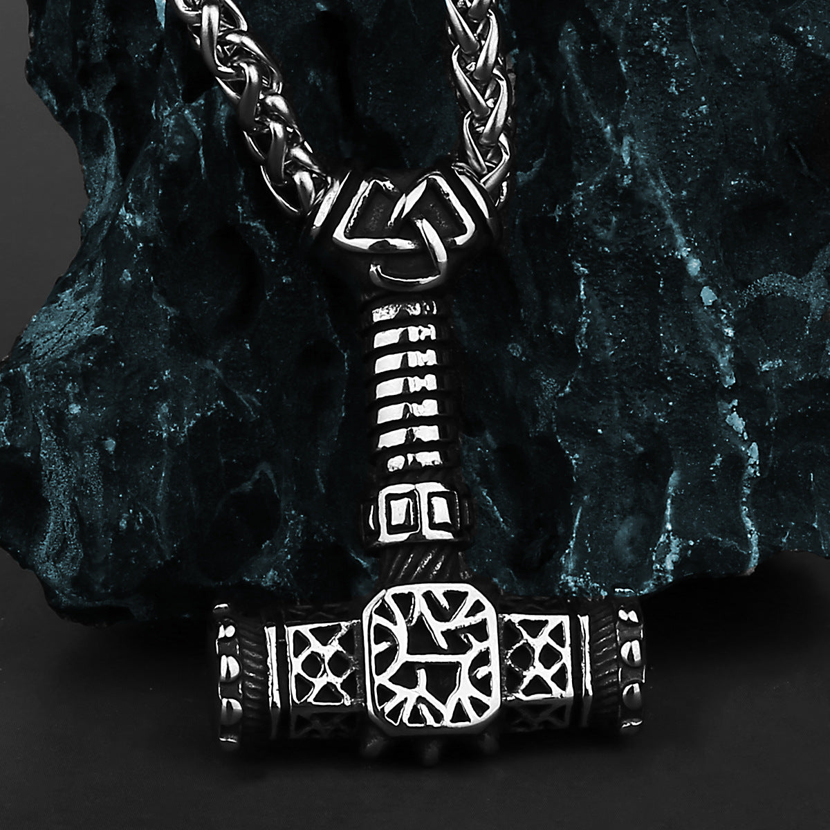 Viking Quake Hammer Necklace