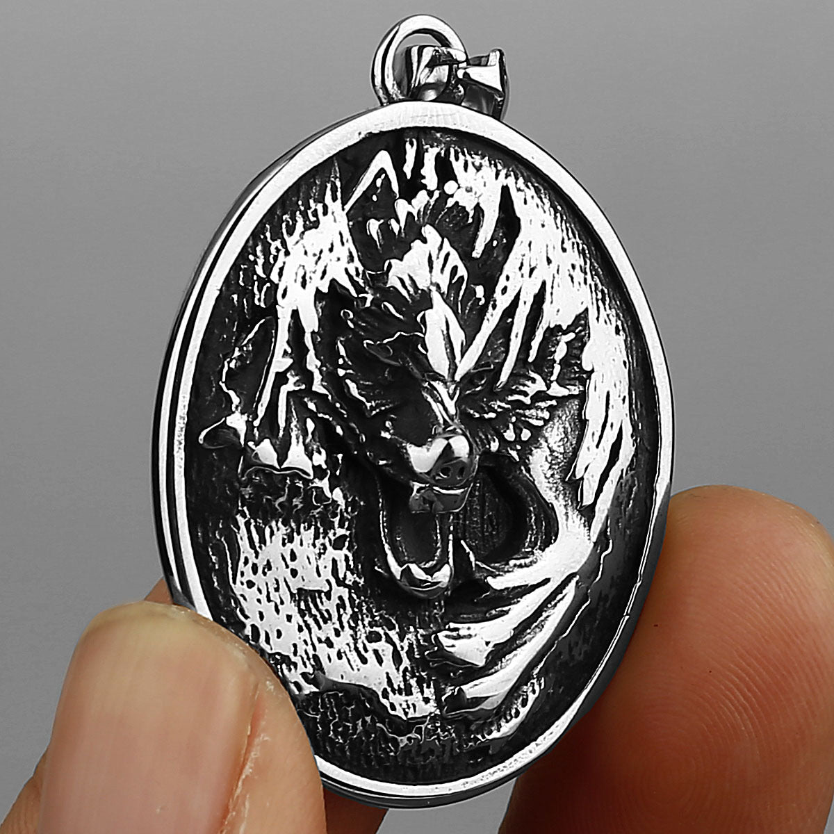 Viking Wolf Necklace