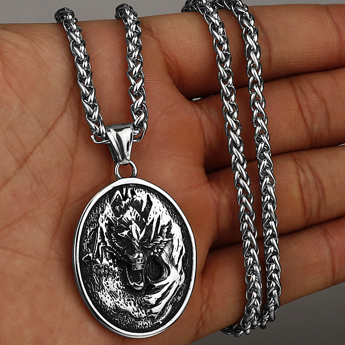 Viking Wolf Necklace