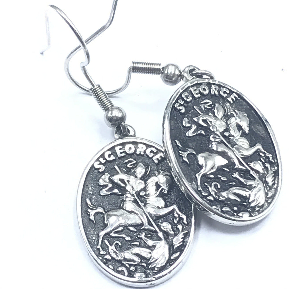 Vintage Gothic Medallion Earrings - 8 Styles